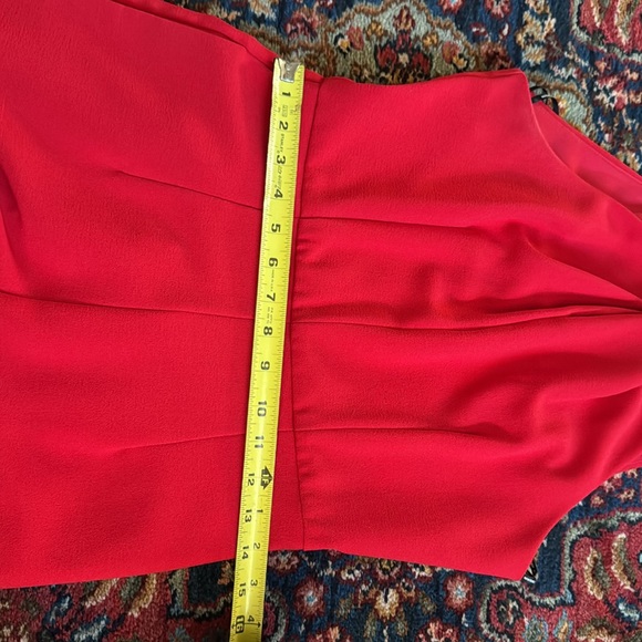 Red Julia Jordan jumpsuit- Size 6. Like new condition. Worn once. - Picture 8 of 9